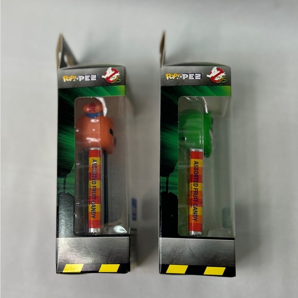 Funko Pop Pez Walmart 2019 Exclusive Stay Puft & Glow in the Dark Slimer… - Picture 12 of 13